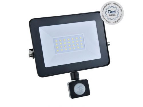 LED reflektor GETI GLF30P 30W s PIR čidlom