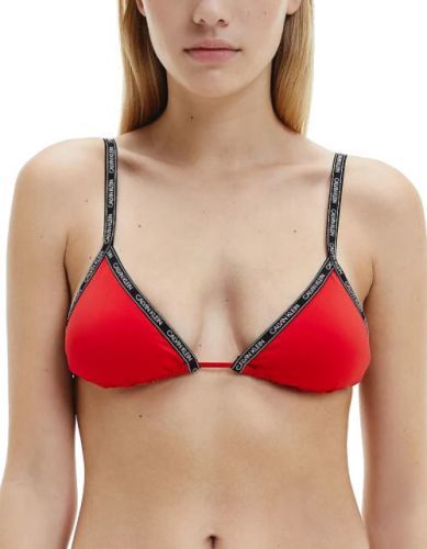 Calvin Klein Dámska plavková podprsenka Triangle KW0KW01272-XMK XS