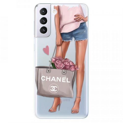 Odolné silikónové puzdro iSaprio - Fashion Bag - Samsung Galaxy S21+