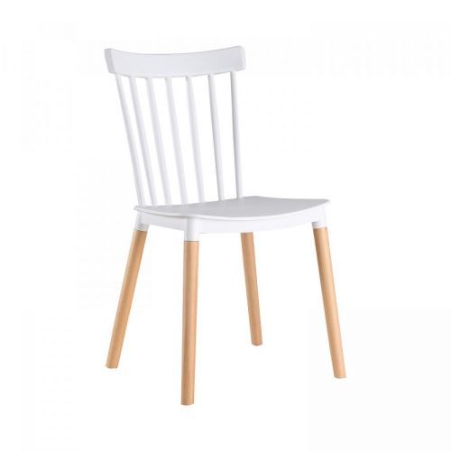 Jedálenská stolička BETA biela