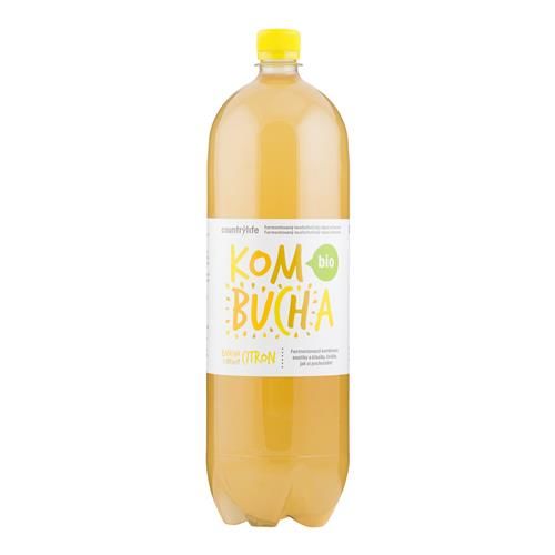Kombucha bancha s príchuťou citrónu 2 l BIO COUNTRY LIFE 570057