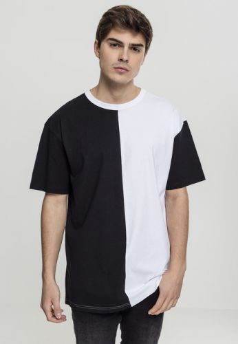 Urban Classics Oversize Harlequin Tee black/white - S