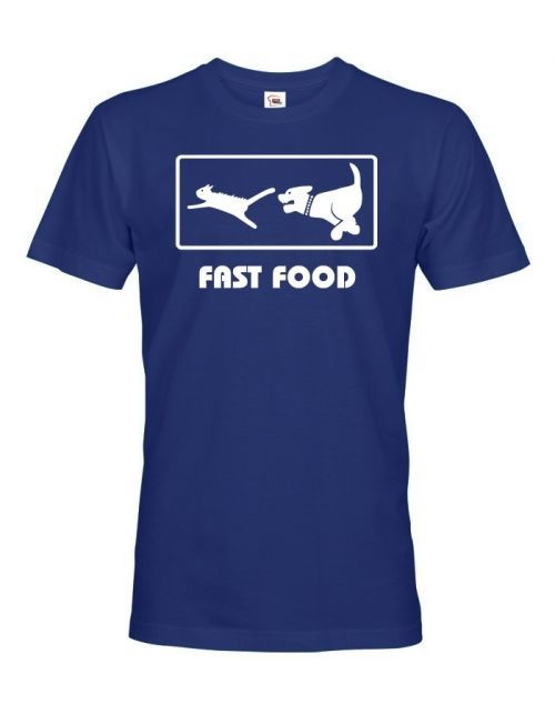 Pánské tričko s vtipnou potlačou Fast Food