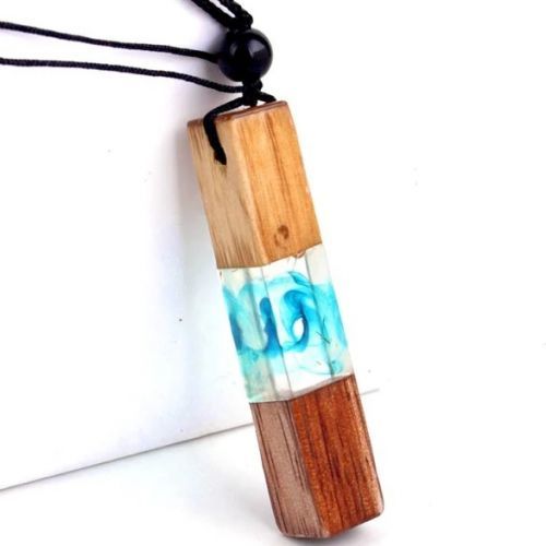Náhrdelník Trinity Resin-Modrá KP7095