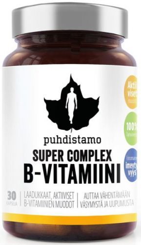 Puhdistamo Super Vitamín B-Complex 30 kapsúl