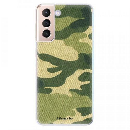 Odolné silikónové puzdro iSaprio - Green Camuflage 01 - Samsung Galaxy S21