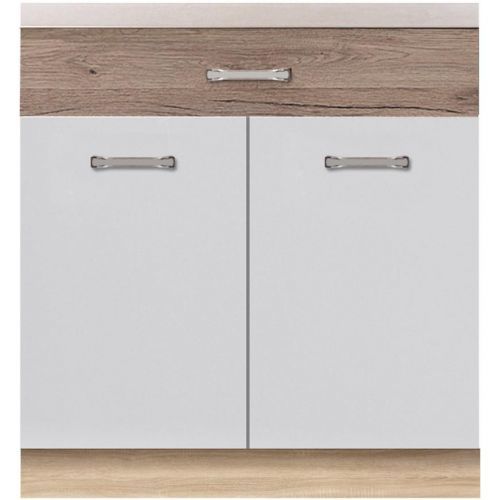 Skrinka do kuchyne Econo 6D Sonoma/Biely/San Remo