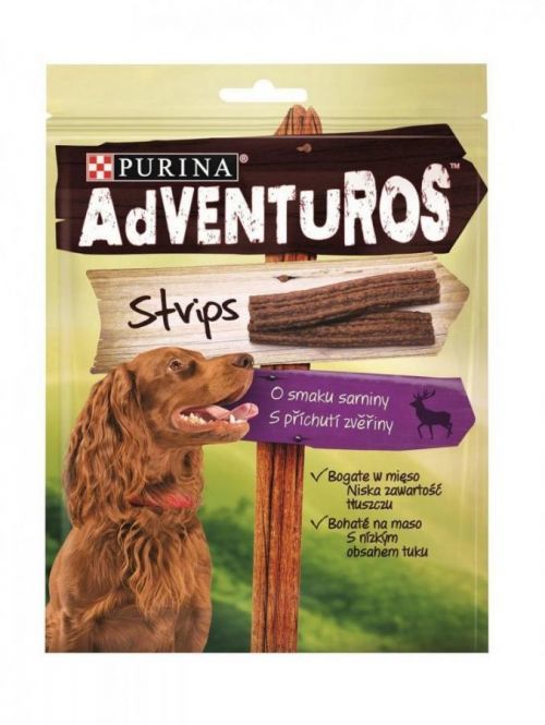 PURINA ADVENTUROS STRIPS 90G