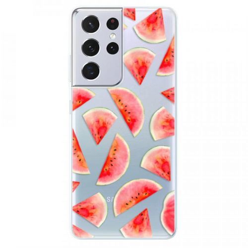Odolné silikónové puzdro iSaprio - Melon Pattern 02 - Samsung Galaxy S21 Ultra