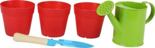 Záhradnícky set s kvetináči gardening
