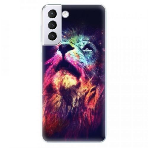 Odolné silikónové puzdro iSaprio - Lion in Colors - Samsung Galaxy S21+