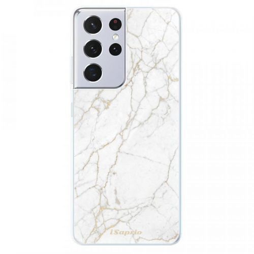 Odolné silikónové puzdro iSaprio - GoldMarble 13 - Samsung Galaxy S21 Ultra
