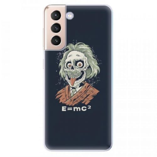 Odolné silikónové puzdro iSaprio - Einstein 01 - Samsung Galaxy S21
