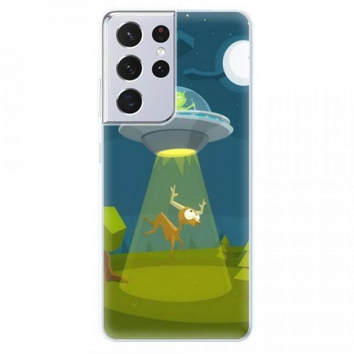 Odolné silikónové puzdro iSaprio - Alien 01 - Samsung Galaxy S21 Ultra