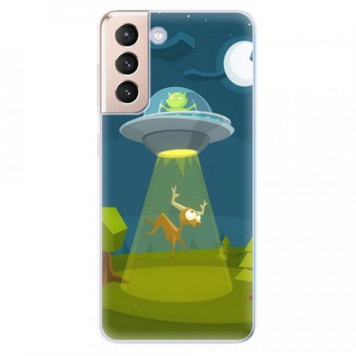Odolné silikónové puzdro iSaprio - Alien 01 - Samsung Galaxy S21