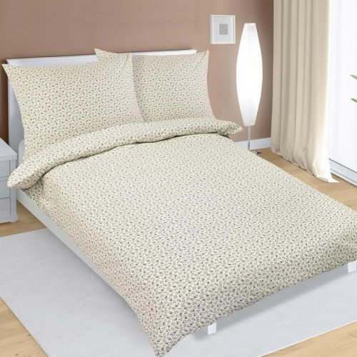 Bellatex Flanelové obliečky Kvietok, 140 x 200 cm, 70 x 90 cm