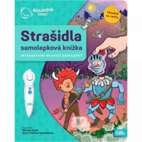 Albi Kúzelné čítanie Samolepková knižka Strašidlá