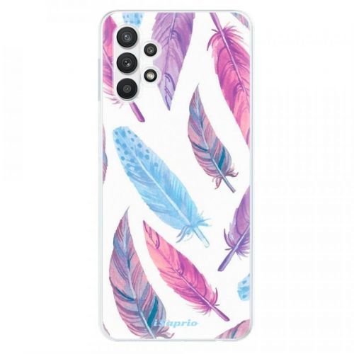 Odolné silikónové puzdro iSaprio - Feather Pattern 10 - Samsung Galaxy A32 5G