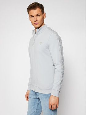 Guess Mikina Full Zip U1GA12 K6ZS1 Sivá Slim Fit
