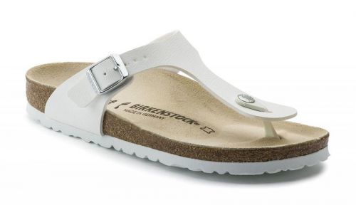 Birkenstock Gizeh BF White Regular Fit biele 43731