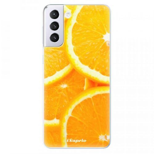 Odolné silikónové puzdro iSaprio - Orange 10 - Samsung Galaxy S21+