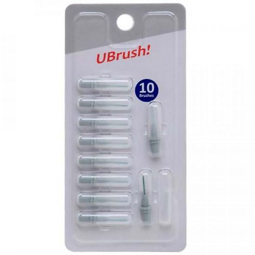UBRUSH! Medzizubná kefka Šedá 1,2 mm 10 ks