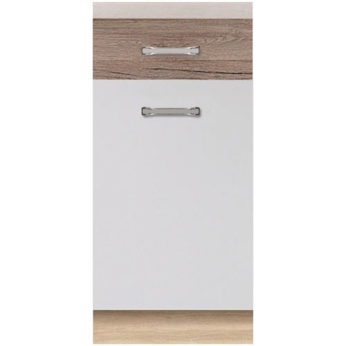 Skrinka do kuchyne Econo 2D Sonoma/Biely/San Remo