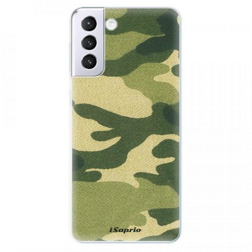Odolné silikónové puzdro iSaprio - Green Camuflage 01 - Samsung Galaxy S21+