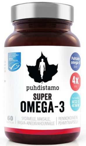 Puhdistamo Super Omega 3 60 kapsúl