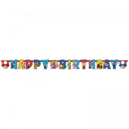 Amscan Banner - Super Mario 190 x 15 cm