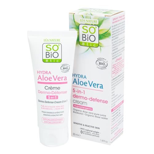 Krém ochranný pre citlivú pleť Aloe vera 5v1 50 ml BIO SO’BiO étic 943786