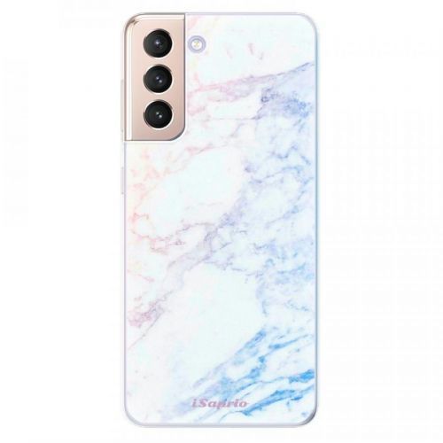 Odolné silikónové puzdro iSaprio - Raibow Marble 10 - Samsung Galaxy S21
