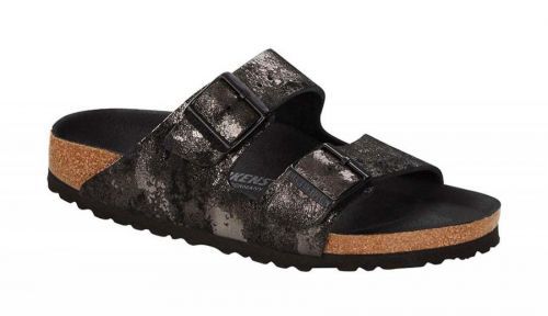 Birkenstock Arizona VL Vintage Metallic Black Regular Fit čierne 1019407