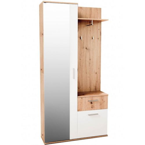 Predsieňový nábytok Justus biela/artisan