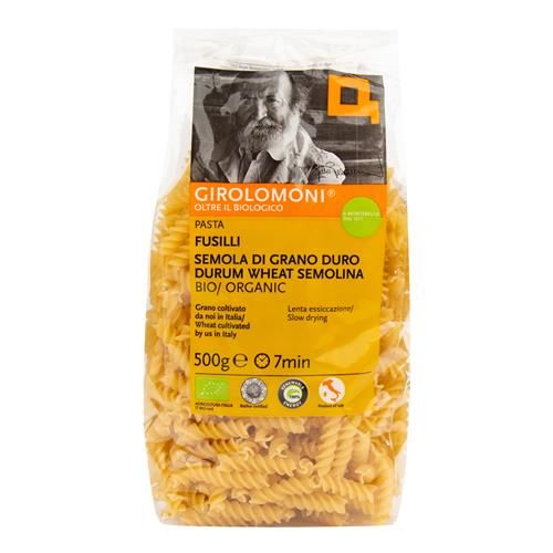 Cestoviny fusilli semolinové 500 g BIO GIROLOMONI 260115