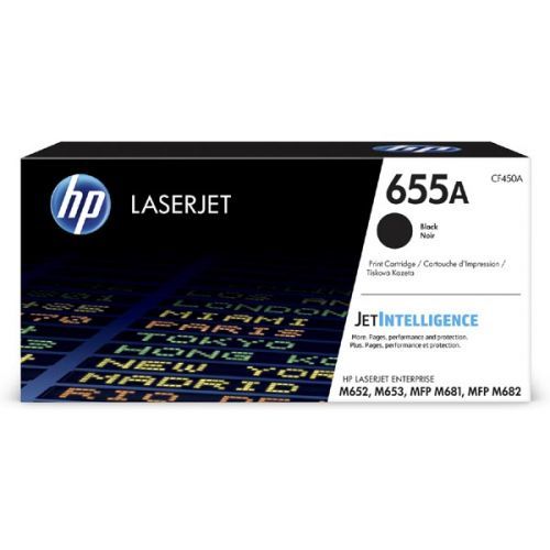 HP originál toner CF450A, black, 12500str., HP 655A, HP Color LJ Enterprise Flow MFP M681,M682,M652,M652, O