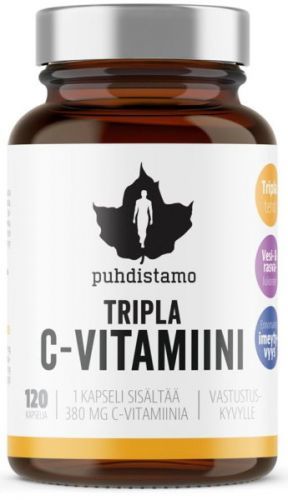 Puhdistamo Triple Vitamín C 120 kapsúl