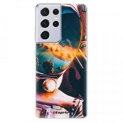 Odolné silikónové puzdro iSaprio - Astronaut 01 - Samsung Galaxy S21 Ultra