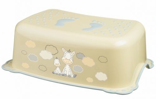 Maltex Stupátko k umyvadlu s protiskluzem Zebra - béžová