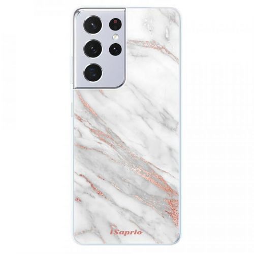 Odolné silikónové puzdro iSaprio - RoseGold 11 - Samsung Galaxy S21 Ultra