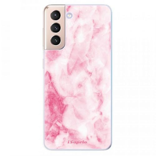Odolné silikónové puzdro iSaprio - RoseMarble 16 - Samsung Galaxy S21