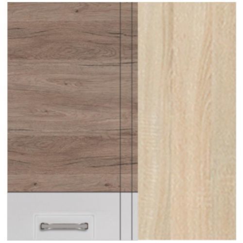 Skrinka do kuchyne Econo 44G Sonoma/Biely/San Remo