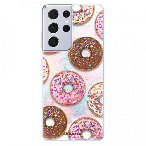 Odolné silikónové puzdro iSaprio - Donuts 11 - Samsung Galaxy S21 Ultra