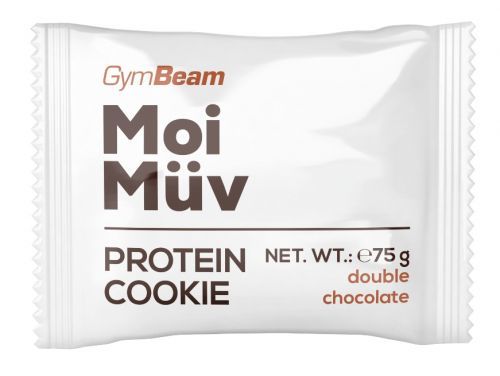 GymBeam MoiMüv Protein Cookie dvojitá čokoláda 75g