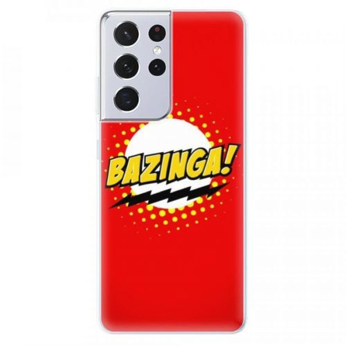 Odolné silikónové puzdro iSaprio - Bazinga 01 - Samsung Galaxy S21 Ultra