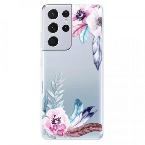 Odolné silikónové puzdro iSaprio - Flower Pattern 04 - Samsung Galaxy S21 Ultra