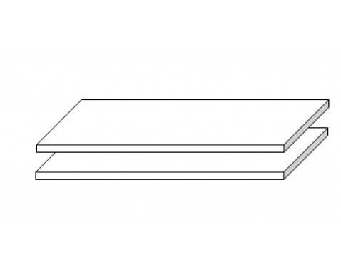 Set políc do skrine (2 ks) Sarnia, 105 cm%