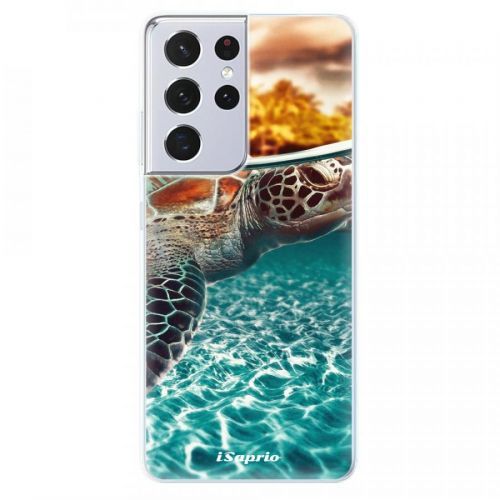Odolné silikónové puzdro iSaprio - Turtle 01 - Samsung Galaxy S21 Ultra