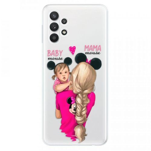 Odolné silikónové puzdro iSaprio - Mama Mouse Blond and Girl - Samsung Galaxy A32 5G