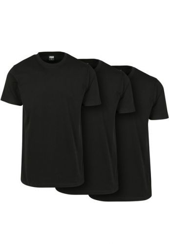 Urban Classics Basic Tee 3-Pack black/black/black - S